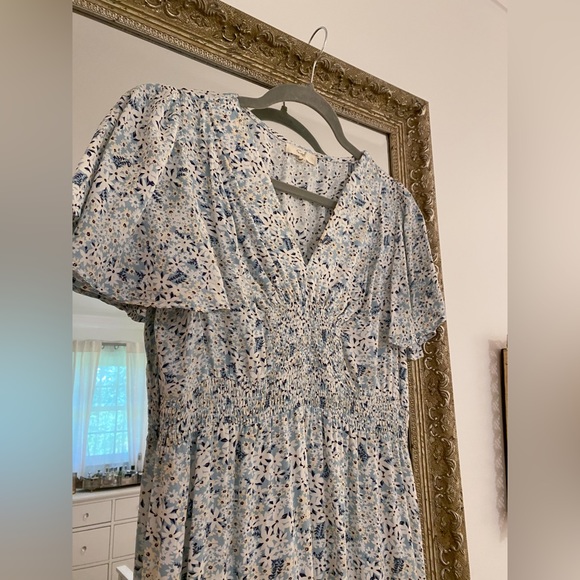 Boutique Asymmetrical Hem Midi Dress Size Small - Picture 4 of 5